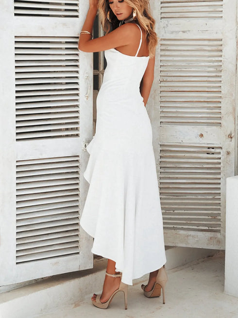 high-low-ruffled-hem-midi-cami-dress OhSoStyled - Sophia's Style in Black-8
